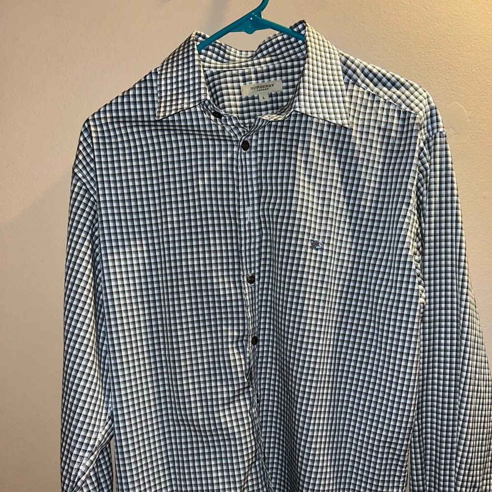 Burberry long sleeve dress shirt